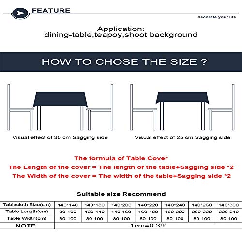 Oukeep Mantel A Cuadros Simple Mantel Impermeable Y Resistente Al Aceite Adecuado para Manteles De Té En Jardín, Sala De Estar Y Cafetería Rectángulo