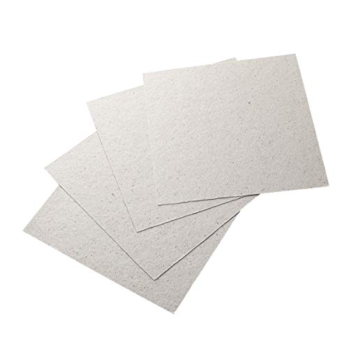 OUNONA 4pcs Mica de Placas Hojas de Microondas Horno Reparación 13 x 13cm