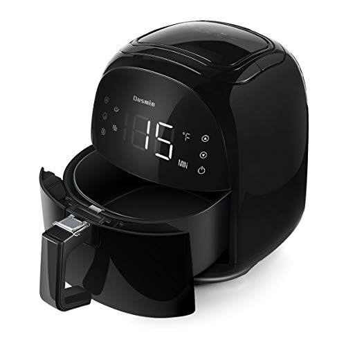 OUSMIN Freidora sin Aceite, 5.5L 1700W Freidora Aire Caliente con 8 Programas, Air Fryer con Función Mantener Caliente, Pantalla Táctil, Temperatura y Tiempo Ajustable, Sin BPA y PFOA