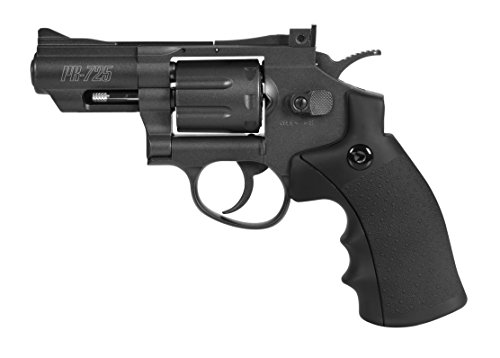 Outletdelocio. Revolver Perdigón Gamo PR-725 + Funda portabombonas + balines + bombonas co2. 29318/23054/38203