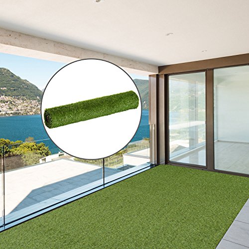 Outsunny Césped Artificial Tipo Alfombra o Estera de Hierba Sintética de Exterior Interior 3x1m 25mm para Jardín y Terraza 1 Pieza