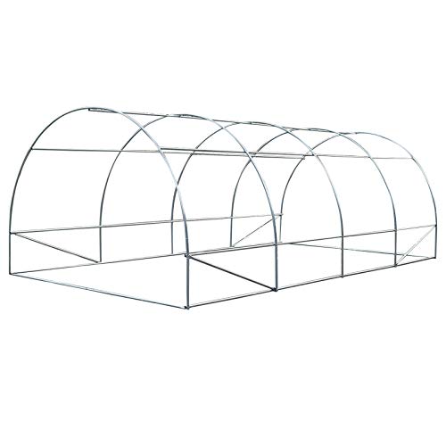 Outsunny Invernadero caseta 600 x 300 x 200 cm para Jardin y terraza Cultivo de Plantas y Semillas