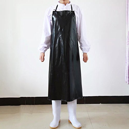 OuYou Delantal Unisex Impermeable Duradero Acuáticos Matadero Delantales Resistente al Agua Delantal a Prueba de Ácidos Álcali y Aceite para Carniceros Cocina