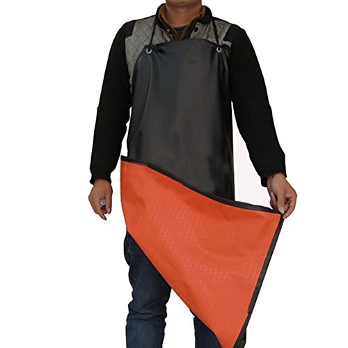 OuYou Delantal Unisex Impermeable Duradero Acuáticos Matadero Delantales Resistente al Agua Delantal a Prueba de Ácidos Álcali y Aceite para Carniceros Cocina