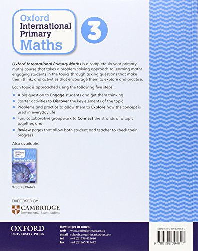 Oxford international primary. Mathematics. Student's book. Per la Scuola elementare. Con espansione online: Oxford International Primary Maths Student's Woorkbook 3 - 9780198394617