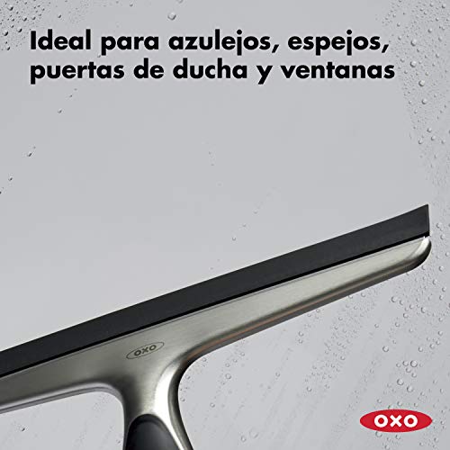 OXO Good Grips Limpiador de Ventanas - Limpiacristales acero inox.