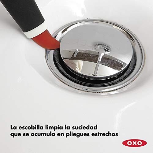 OXO Good Grips Limpieza Profunda del Sistema de Cepillo - Cepillos para Limpiar en Profundidad