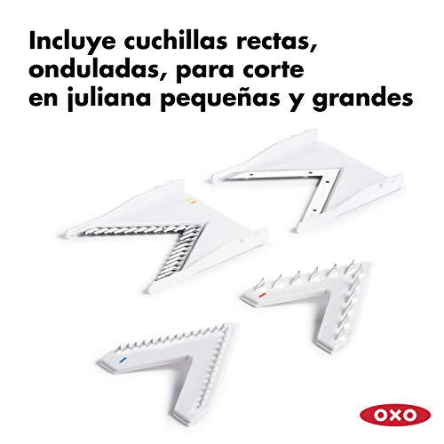 Oxo Good Grips - Mandolina en "V" Mandolina en V con 7 cortes distintos