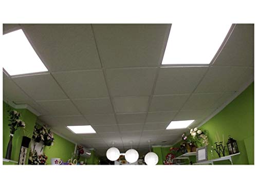 Pack 5x Panel Led slim 60x60 cm, 40 W. Color Blanco Neutro (4500K). 3200 Lumenes. Driver incluido. A++