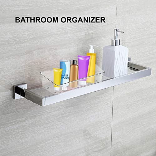 Pack 8 Bandeja Nevera Organizador de Frigorífico - Cestas Acrílico Transparente - Organizar Nevera Alacena y Cocina - Cajon Frigorifico Bandeja Organizar Baño – Congelador y Cajón (20cm)