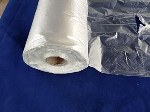 (Pack de 1000) HDPE 25 x 40 cm, contador bolsas de polietileno en rollo, bolsas de plástico alimentos embalaje paquete para cortar panadería