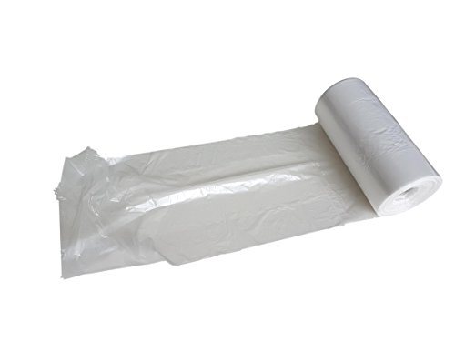 (Pack de 1000) HDPE 25 x 40 cm, contador bolsas de polietileno en rollo, bolsas de plástico alimentos embalaje paquete para cortar panadería