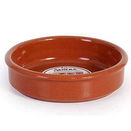 Pack de 12 cazuelas de barro de 14 cm apta para vitro