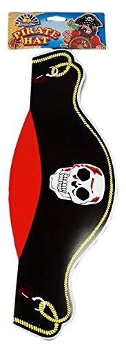 Pack De 12 Sombreros De Fiesta Pirata