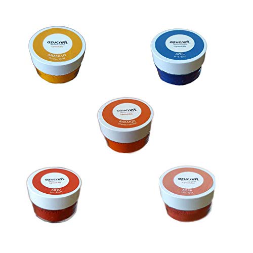 Pack de 5 Colores de Colorantes en Polvo Liposolubles