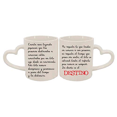 Pack de tazas personalizadas El hilo rojo del destino