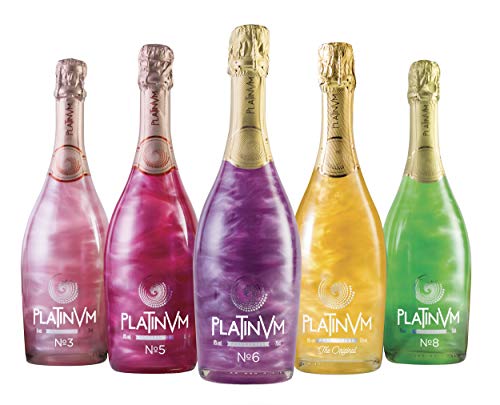 Pack vinos espumosos Platinvm 75cl- ideal Navidad, cumpleaños, carnaval, Halloween, fiesta, celebración, boda, brindis