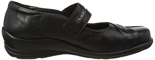 Padders Sunshine, Merceditas para Mujer, Black Black Black Combi, 37 EU