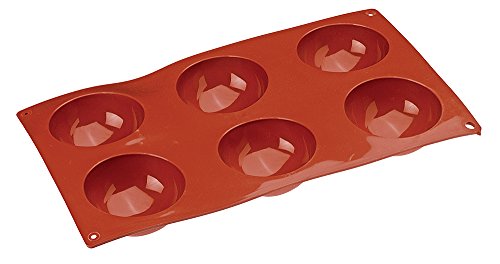 PADERNO 47742-01 Flexipad - Molde para repostería (Huecos semiesféricos, Silicona)