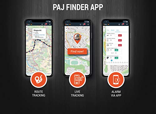 PAJ GSP Motorcycle Finder- Marca Alemana - conexión a baterías de 9-75V -Tracker Antirrobo para Moto, Squad y más