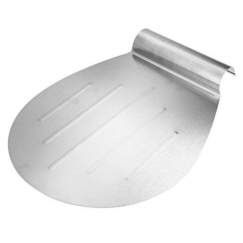 Pala Tartas/Pizzas, BELLESTYLE 11 Pulgadas Pizza de Acero Inoxidable Pizza Peel Ideal Para Pasteles, Pizzas, Tartas