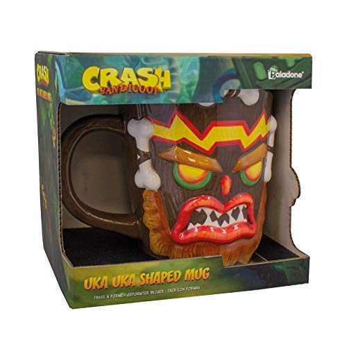 Paladone - Taza 3D Crash Bandicoot Uka Uka (PS4)