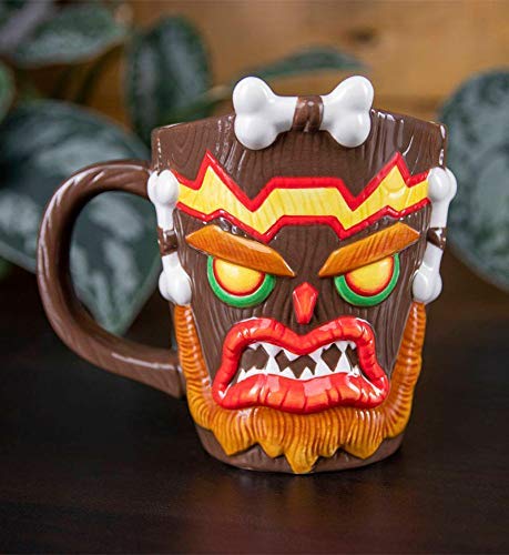 Paladone - Taza 3D Crash Bandicoot Uka Uka (PS4)