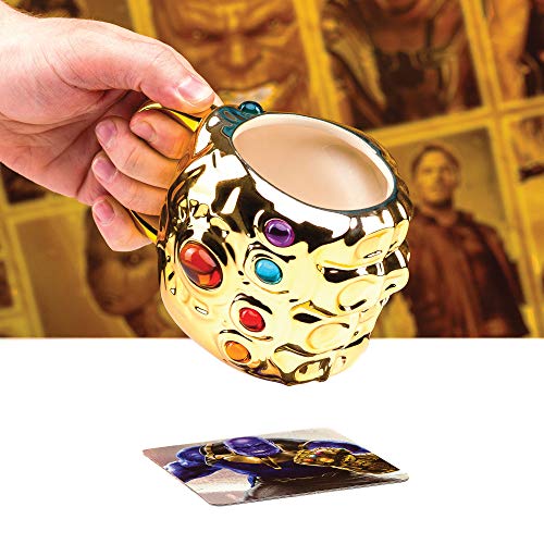 Paladone Taza Desayuno Gauntlet Infinity War Los Vengadores, cerámica, Multicolor, 15 x 11 x 10 cm