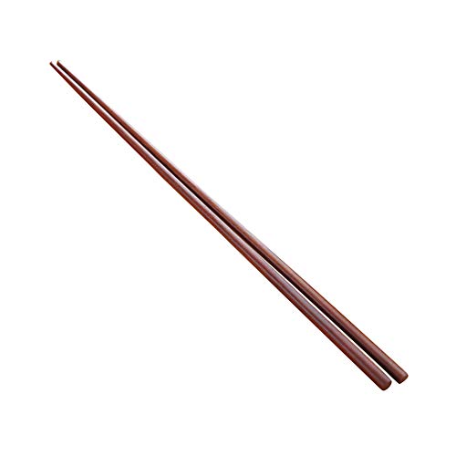 Palillos de madera de 42 cm para olla caliente, freír, palillos alargar la olla de madera de estilo chino para cocinar palitos de comida fideos utensilios de cocina freír