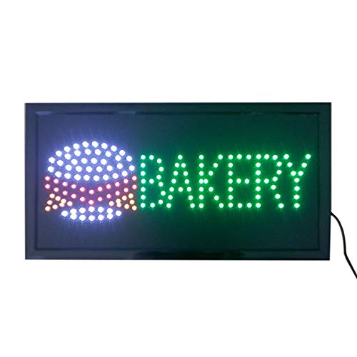 Panadería Neón Luces LED Animado Clientes Atractivo Letrero
