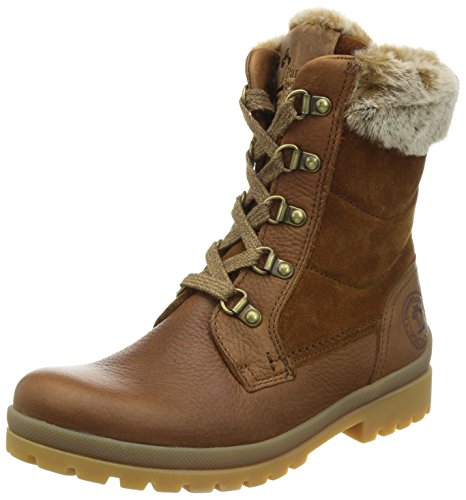 Panama Jack Tuscani, Botas Militar para Mujer, Marrón (Cuero B1), 36 EU