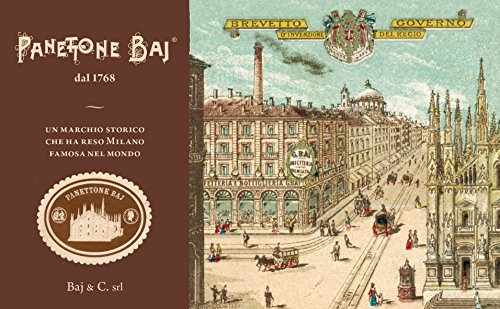 Panettone Baj. Desde 1768 - 1 kg - Tarta milanesa tradicional con un folleto histórico