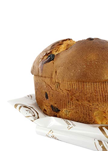 Panettone Italiano clásico, Hecho artesanalmente en Milán según la Receta Tradicional, (1 kg)