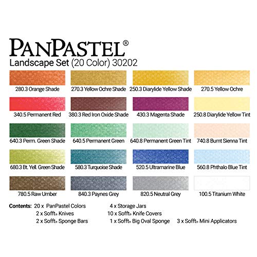 PANPASTEL SET 20 COLORES - PAISAJE