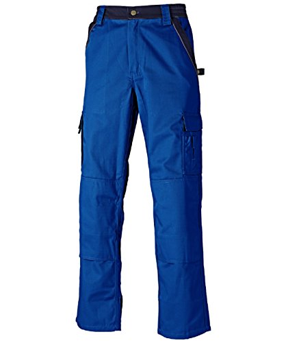 Pantalones de trabajo Dickies, serie industrial robusta, 300 g/m, cintura de 65% poliéster y 35% algodón. verde/negro 58