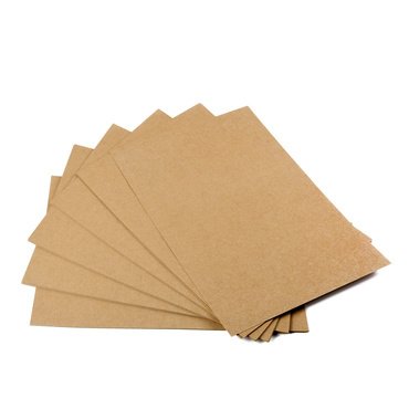 Papel de estraza, 50 hojas, DIN A5, cartón natural, alta calidad, marrón natural, de 260 g, de calidad