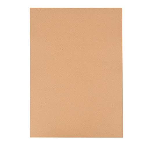 Papel kraft, 50 hojas, DIN A3, cartón natural, alta calidad, Brown Natural Craft Card, cartón kraft 170 g calidad