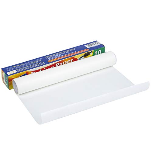 Papel para hornear DTD SIN CALABAZA / CALIDAD ALIMENTARIA / MICROONDAS Y HORNO Rollo de papel SEGURO Perfectamente útil y cómodo para hornear, galletas, pizzas | Tamaño y peso: 300 mm X 10 M X 35 g