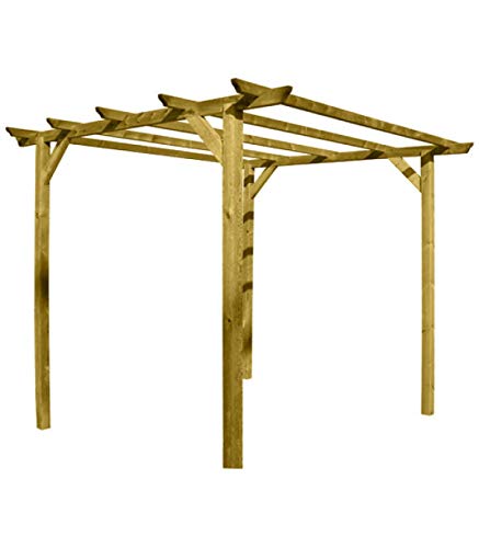 PAPILLON 8044805 Pergola Madera 3x3 Metros 4 Postes