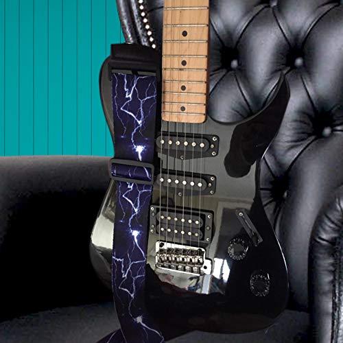 Paquete de correa de guitarra que incluye un conjunto de cerraduras de correa / 1 protección de punta / punta para guitarras de bajo, eléctricas y acústicas