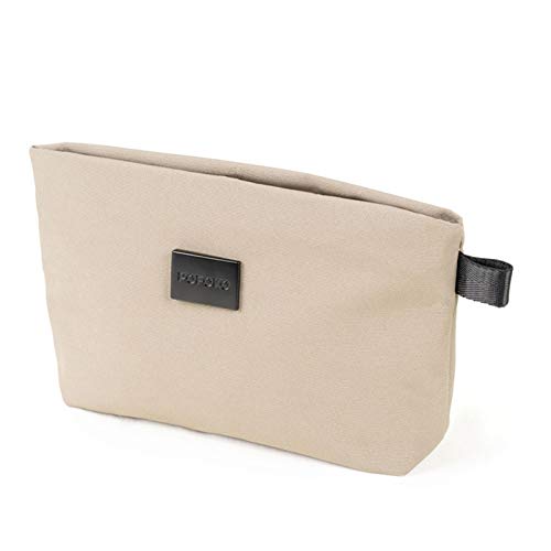 Paquete informático Impermeable Accesorios Serie E100 poliéster Bolsa de Almacenamiento, Tamaño: 22 x 12 x 5 cm (Negro) ZHUHX (Color : Beige)