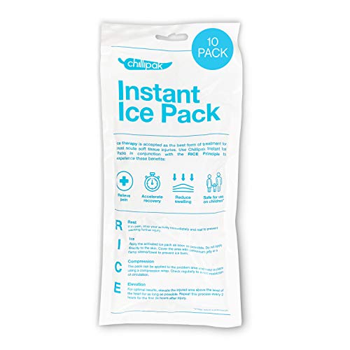 Paquetes de hielo instantáneo ChilliPak para lesiones deportivas - 10