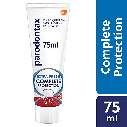 Parodontax Complete Protection - Extra Fresh - Pasta de Dientes con Flúor – Ayuda a detener y prevenir el sangrado de encías, 75 ml