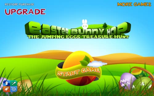 Pascua bunny hop: la búsqueda del tesoro de huevos de conejo saltando - edición gratuita