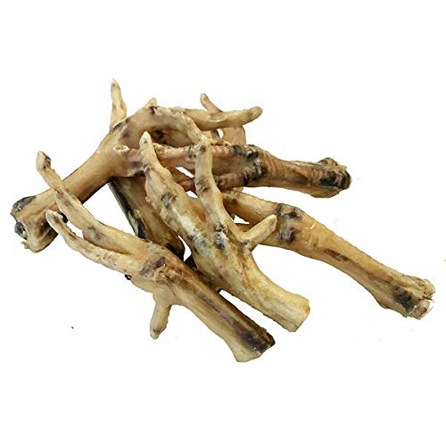 Patas de Pollo deshidratadas para Perros (500g) | 100% Natural, crujientes y deliciosas | Ideales Cualquier ocasión | bolsitas Zip de 250g