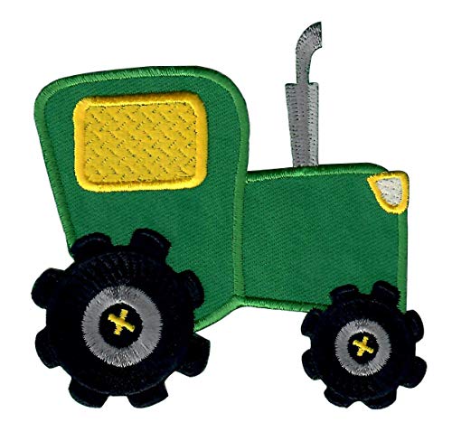 PatchMommy Tractor Parche Termoadhesivo Parche Bordado para Ropa - Parches Infantiles y Apliques para Niños