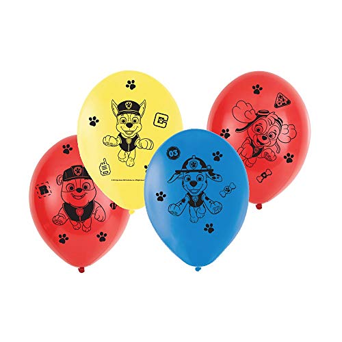 Patrulla Canina 0684 Pack 12 Globos Fiestas y cumpleaños. Ideal para Decorar Tus Fiestas.