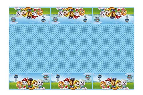 Patrulla Canina 1123, Pack decoración Fiesta y cumpleaños Compuesto por piñata, Mantel de Fiesta de plástico 120x180 cm y Pack de 16 servilletas