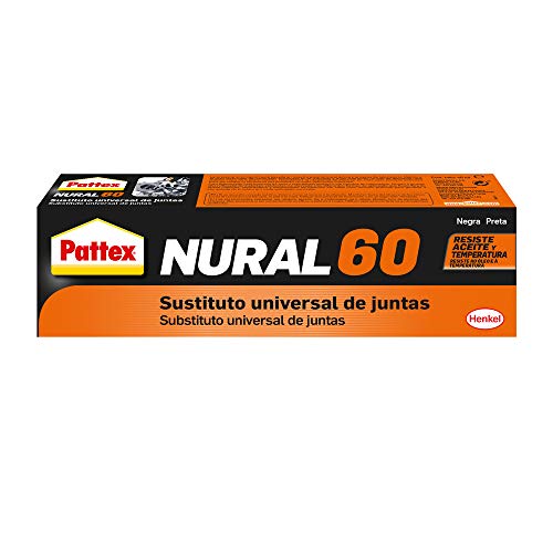 Pattex Nural 60 Sustituto universal de juntas, sellador para automoción e industria, silicona selladora para juntas de culata, cajas de cambio y más, 1 x 40 ml