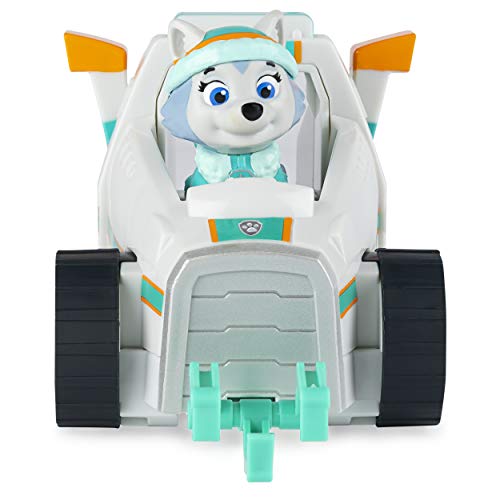 PAW PATROL- Paw VHC BscVeh CB ECMX GML, vehículo de arado de Nieve de Everest con Figura Coleccionable, para niños de 3 años y más, Multicolor (Spin Master 6058278)